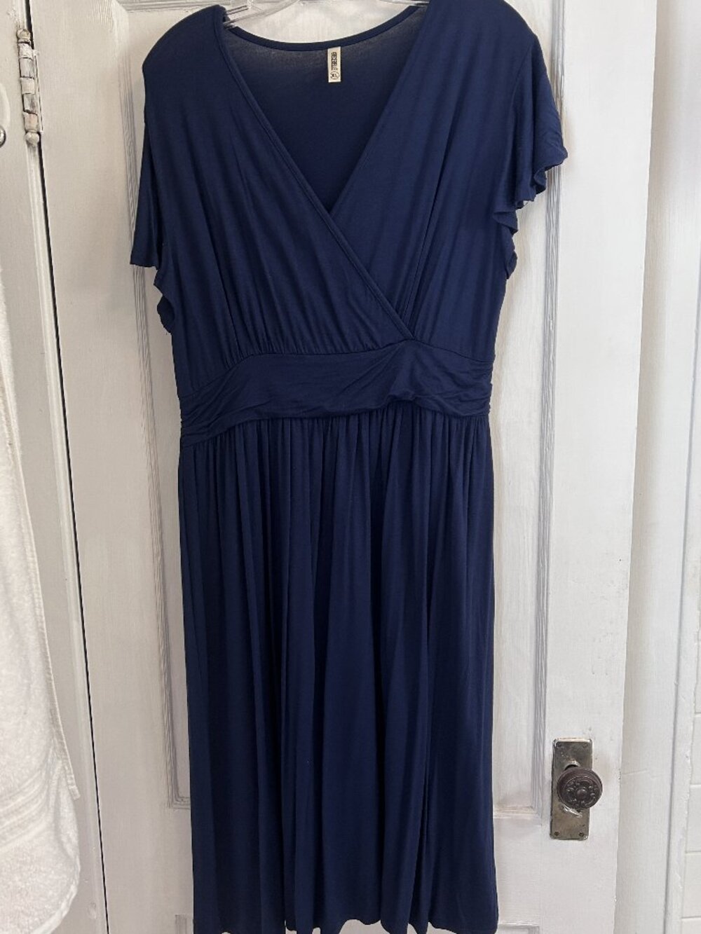 NWT Women's Grecerelle Navy Dress, Sz XL